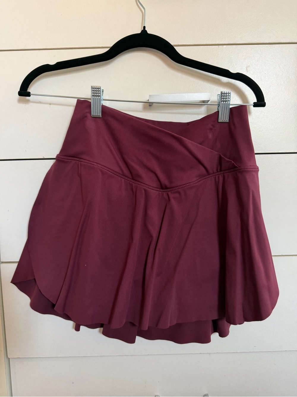 HALARA Wine Red Circle Skirt - Flared Athletic Skort